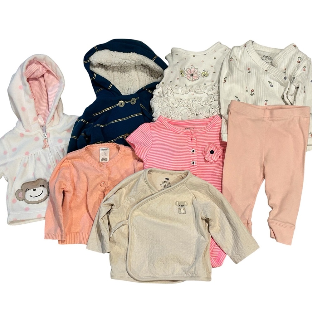 8-piece Bundle | Girl’s | NB -> 3 Months